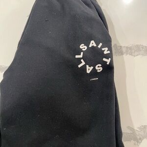 All Saints Charcoal Hoodie with Logo